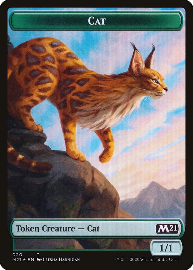 Beast // Cat (020) Double-Sided Token [Core Set 2021 Tokens] - The Mythic Store | 24h Order Processing