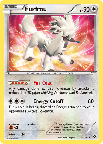 Furfrou (114/146) [XY: Base Set] - The Mythic Store | 24h Order Processing