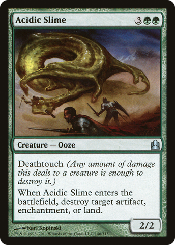 Acidic Slime [Commander 2011] - The Mythic Store | 24h Order Processing
