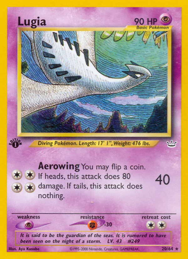 Lugia (20/64) [Neo Revelation 1st Edition] - The Mythic Store | 24h Order Processing