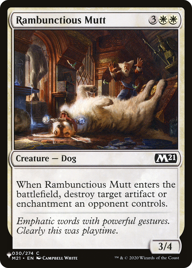 Rambunctious Mutt [The List] - The Mythic Store | 24h Order Processing