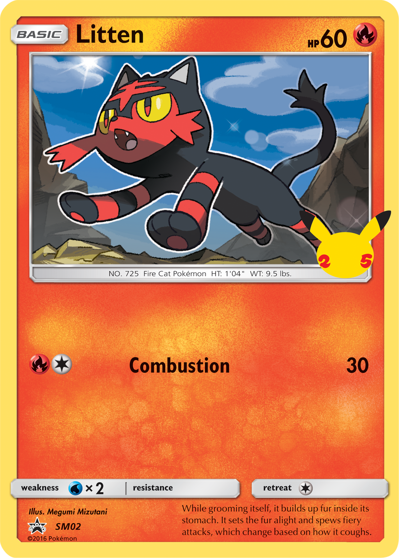 Litten (SM02) (Jumbo Card) [First Partner Pack] - The Mythic Store | 24h Order Processing