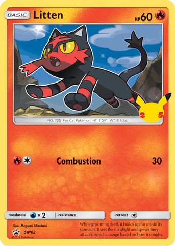 Litten (SM02) (Jumbo Card) [First Partner Pack] - The Mythic Store | 24h Order Processing