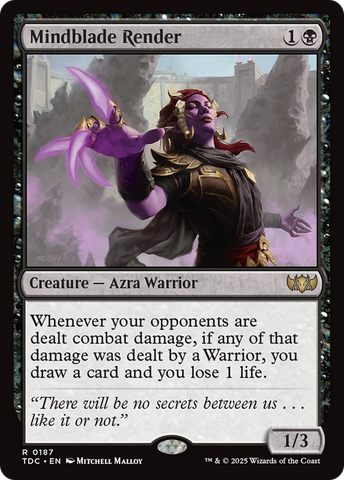Mindblade Render [Tarkir: Dragonstorm Commander] - The Mythic Store | 24h Order Processing