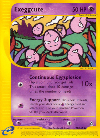 Exeggcute (77/147) [Aquapolis] - The Mythic Store | 24h Order Processing