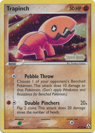 Trapinch (67/92) (Stamped) [EX: Legend Maker] - The Mythic Store | 24h Order Processing
