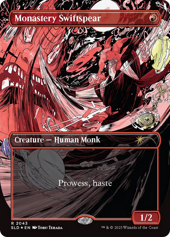 Monastery Swiftspear (2043) (Raised Foil) [Secret Lair Drop Series] - The Mythic Store | 24h Order Processing