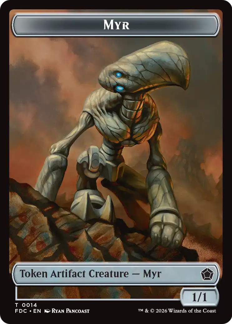 Thopter // Myr Double-Sided Token [Foundations Commander Tokens] - The Mythic Store | 24h Order Processing