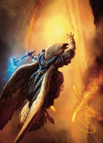 Battlewing Mystic Art Card (Gold-Stamped Signature) [Dominaria United Art Series] - The Mythic Store | 24h Order Processing