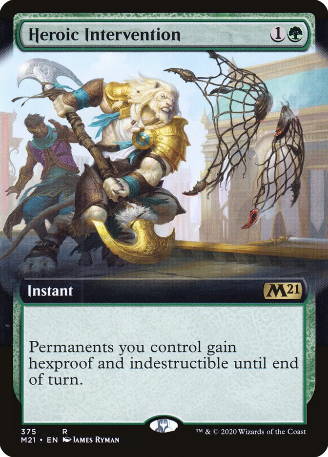 Heroic Intervention (Extended Art) [Core Set 2021] - The Mythic Store | 24h Order Processing