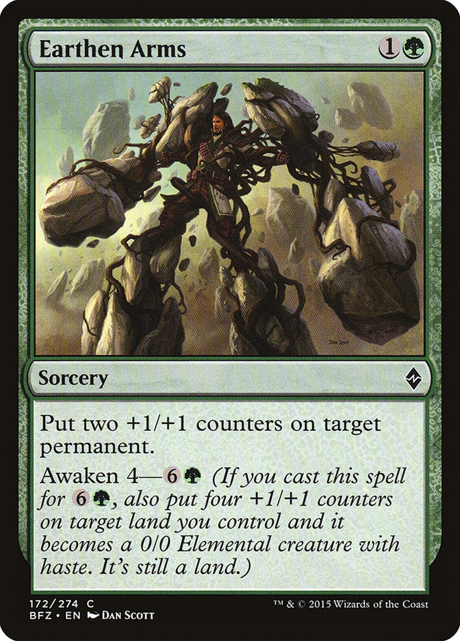 Earthen Arms [Battle for Zendikar] - The Mythic Store | 24h Order Processing
