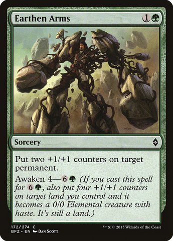 Earthen Arms [Battle for Zendikar] - The Mythic Store | 24h Order Processing