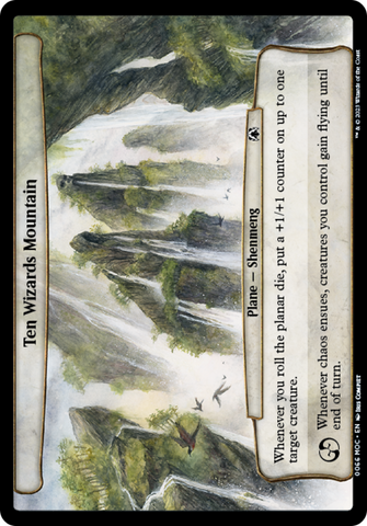 Ten Wizards Mountain [March of the Machine Commander] - The Mythic Store | 24h Order Processing