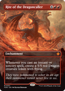 Rite of the Dragoncaller (Borderless) [Foundations] - The Mythic Store | 24h Order Processing