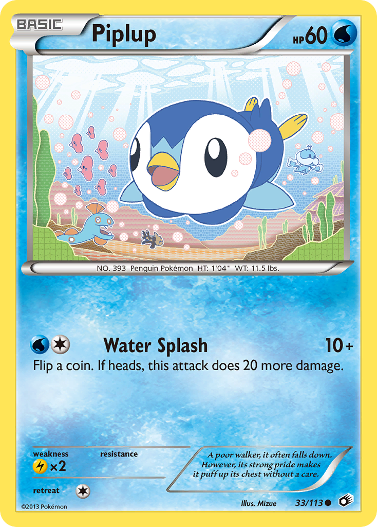 Piplup (33/113) [Black & White: Legendary Treasures] - The Mythic Store | 24h Order Processing