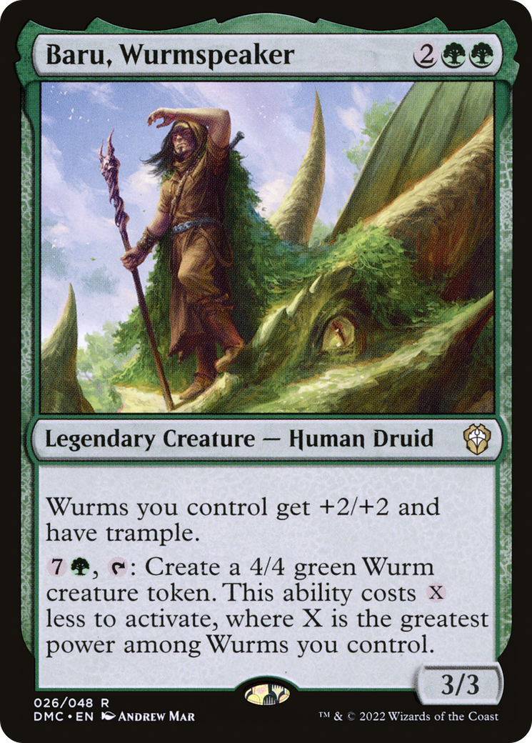 Baru, Wurmspeaker [Dominaria United Commander] - The Mythic Store | 24h Order Processing