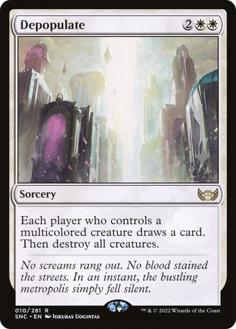 Depopulate (Promo Pack) [Streets of New Capenna Promos] - The Mythic Store | 24h Order Processing