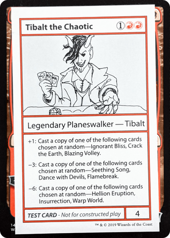 Tibalt the Chaotic (2021 Edition) [Mystery Booster Playtest Cards] - The Mythic Store | 24h Order Processing