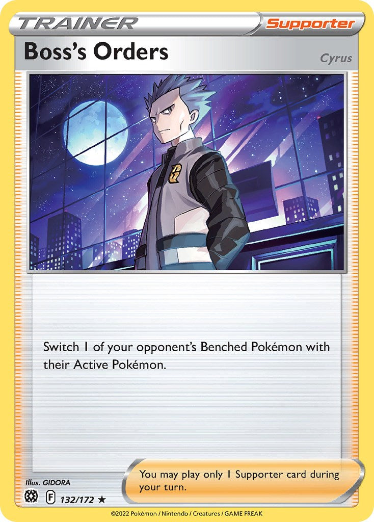 Boss's Orders (132/172) (Theme Deck Exclusive) [Sword & Shield: Brilliant Stars] - The Mythic Store | 24h Order Processing