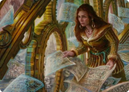 Cartographer's Survey Art Card [Innistrad: Crimson Vow Art Series] - The Mythic Store | 24h Order Processing