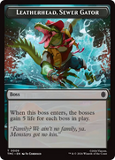 Leatherhead, Sewer Gator [Teenage Mutant Ninja Turtles Commander Tokens] - The Mythic Store | 24h Order Processing