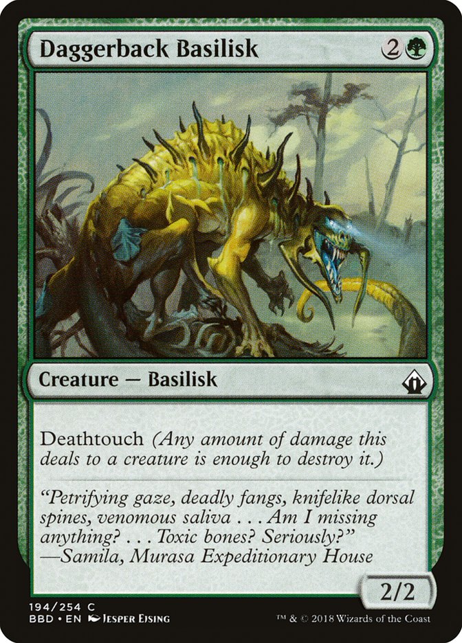 Daggerback Basilisk [Battlebond] - The Mythic Store | 24h Order Processing