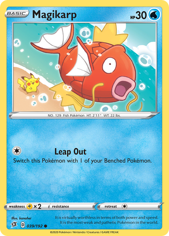 Magikarp (039/192) [Sword & Shield: Rebel Clash] - The Mythic Store | 24h Order Processing