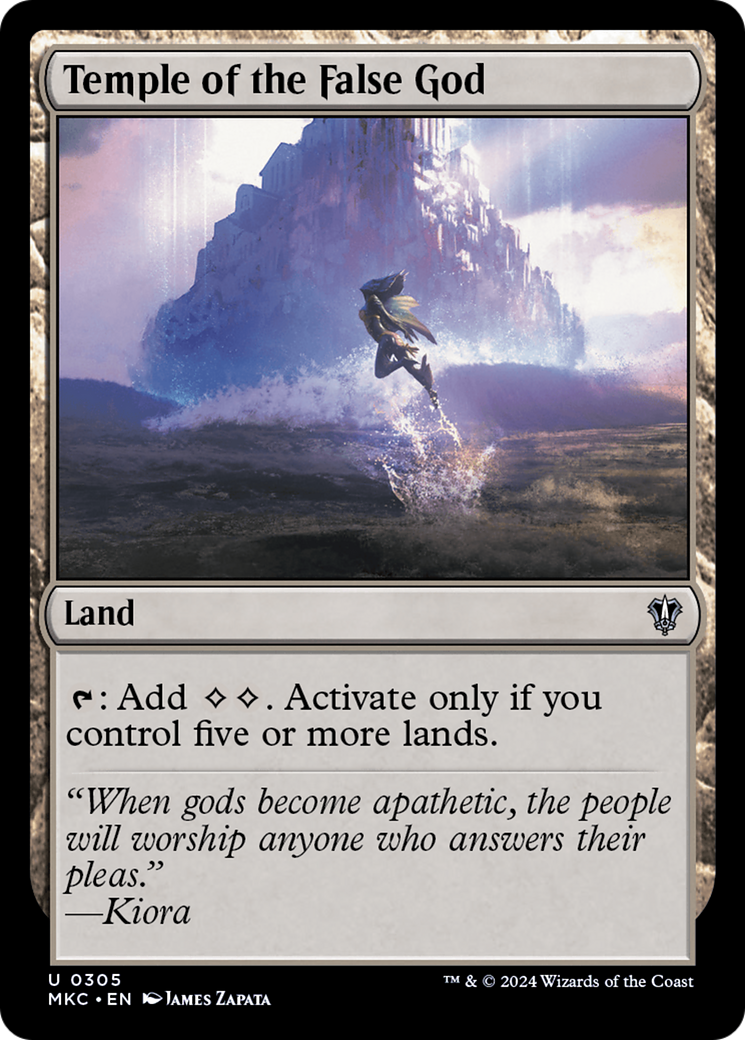 Temple of the False God [Murders at Karlov Manor Commander] - The Mythic Store | 24h Order Processing