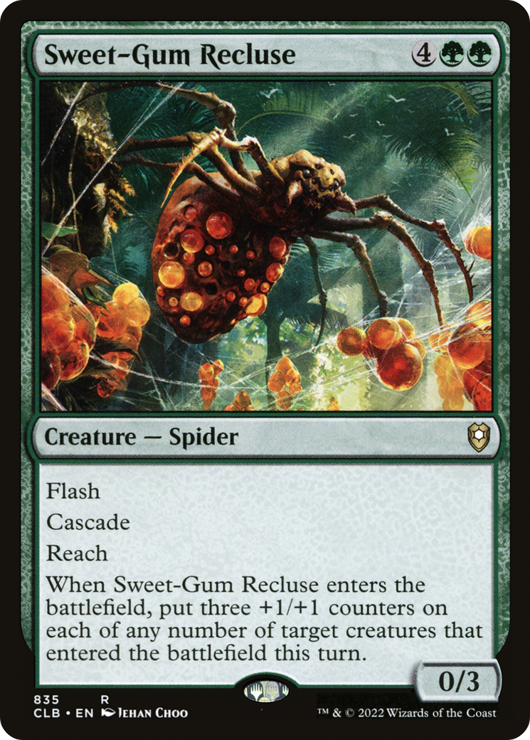 Sweet-Gum Recluse [Commander Legends: Battle for Baldur's Gate] - The Mythic Store | 24h Order Processing
