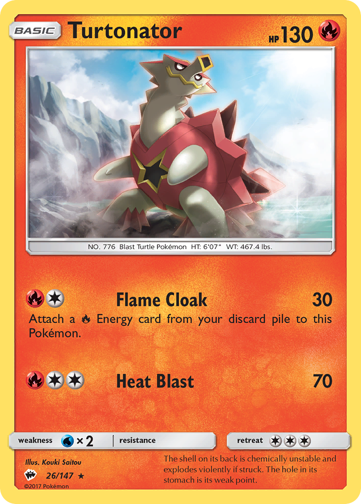 Turtonator (26/147) [Sun & Moon: Burning Shadows] - The Mythic Store | 24h Order Processing