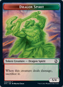 Beast // Dragon Spirit Double-Sided Token [Dungeons & Dragons: Adventures in the Forgotten Realms Commander Tokens] - The Mythic Store | 24h Order Processing