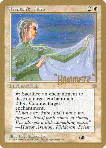 Arenson's Aura (Shawn "Hammer" Regnier) (SB) [Pro Tour Collector Set] - The Mythic Store | 24h Order Processing