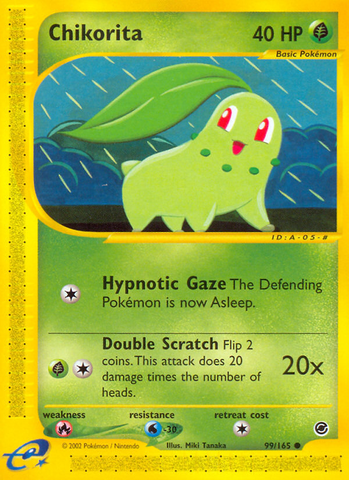 Chikorita (99/165) [Expedition: Base Set] - The Mythic Store | 24h Order Processing