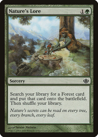 Nature's Lore [Duel Decks: Garruk vs. Liliana] - The Mythic Store | 24h Order Processing