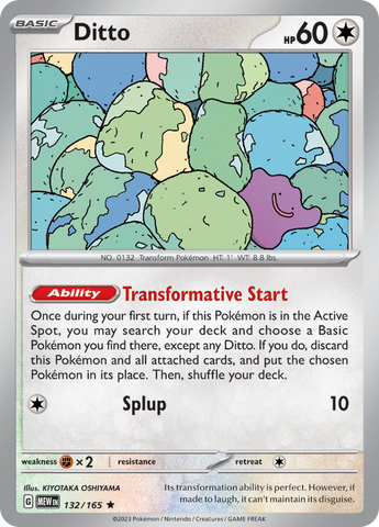 Ditto (132/165) [Scarlet & Violet 151] - The Mythic Store | 24h Order Processing