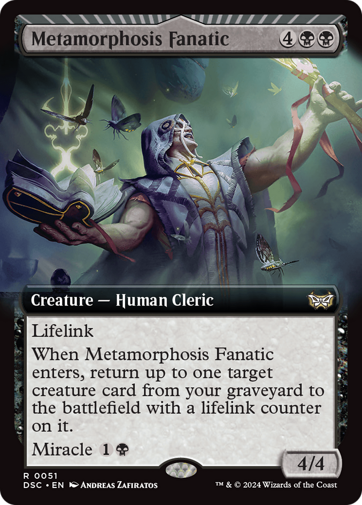 Metamorphosis Fanatic (Extended Art) [Duskmourn: House of Horror Commander] - The Mythic Store | 24h Order Processing