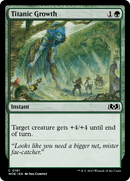Titanic Growth [Wilds of Eldraine] - The Mythic Store | 24h Order Processing