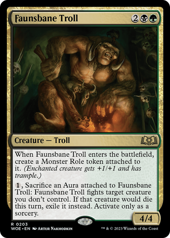 Faunsbane Troll [Wilds of Eldraine] - The Mythic Store | 24h Order Processing