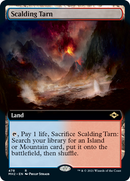 Scalding Tarn (Extended Art) [Modern Horizons 2] - The Mythic Store | 24h Order Processing