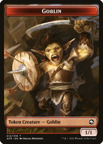 Goblin (012) // Blood (017) Double-Sided Token [Challenger Decks 2022 Tokens] - The Mythic Store | 24h Order Processing