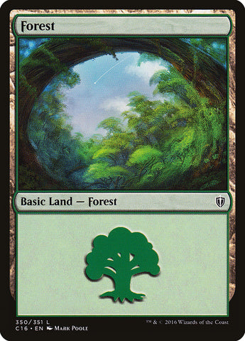Forest (350) [Commander 2016] - The Mythic Store | 24h Order Processing