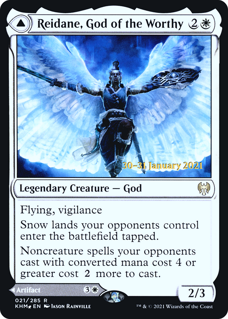 Reidane, God of the Worthy // Valkmira, Protector's Shield [Kaldheim Prerelease Promos] - The Mythic Store | 24h Order Processing