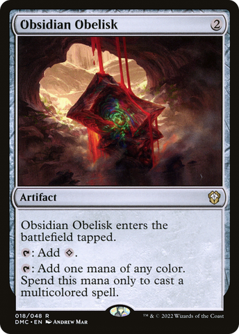 Obsidian Obelisk [Dominaria United Commander] - The Mythic Store | 24h Order Processing