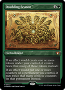 Doubling Season (Foil Etched) [Commander Masters] - The Mythic Store | 24h Order Processing