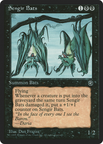 Sengir Bats (Ihsan's Shade Flavor Text) [Homelands] - The Mythic Store | 24h Order Processing