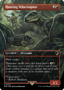 Hunting Velociraptor (Emblem) (Borderless) [Jurassic World Collection Tokens] - The Mythic Store | 24h Order Processing