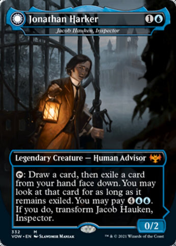 Jacob Hauken, Inspector // Hauken's Insight - Jonathan Harker // Harker's Obsessive Inquiry [Innistrad: Crimson Vow] - The Mythic Store | 24h Order Processing