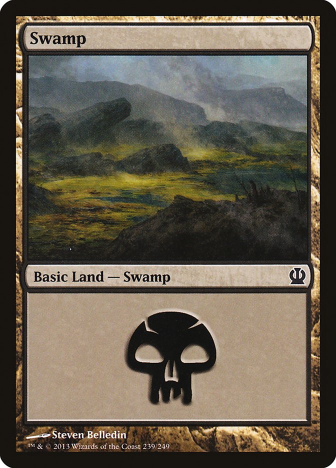 Swamp (239) [Theros] - The Mythic Store | 24h Order Processing