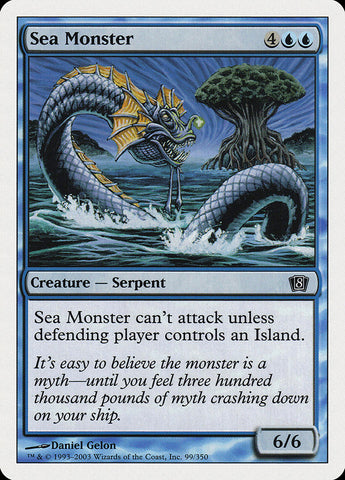 Sea Monster [Eighth Edition] - The Mythic Store | 24h Order Processing