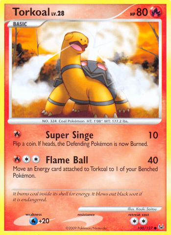 Torkoal (100/127) [Platinum: Base Set] - The Mythic Store | 24h Order Processing